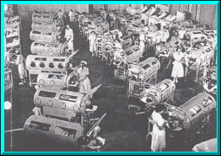 Los Angeles polio ward c. 1950